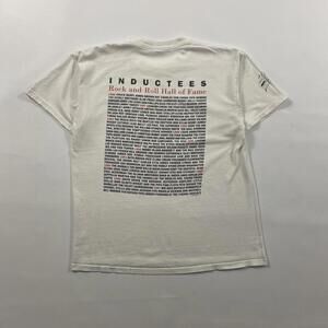 Inductees Rock and Roll Hall of Fame 1991 t shirt